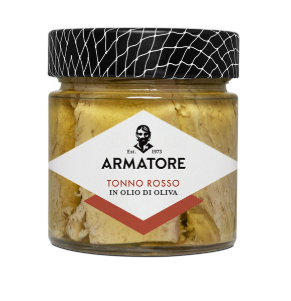 TONNO ROSSO IN OLIO DI OLIVA ARMATORE 230 gr.