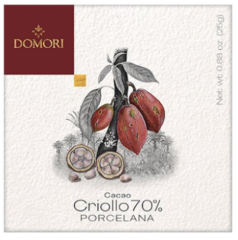 DOMORI – TAVOLETTA DI CIOCCOLATA CRIOLLO PORCELANA 70%