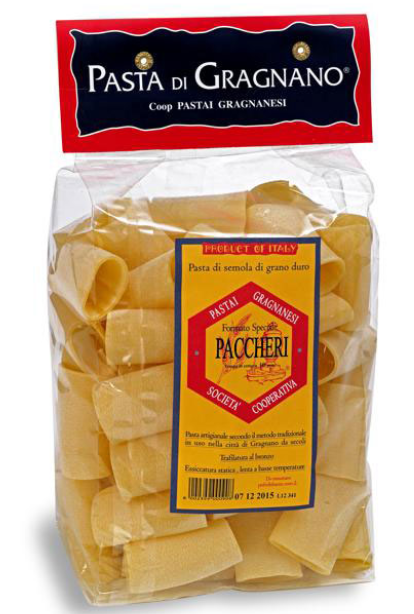 PASTAI GRAGNANESI – PACCHERI gr 500