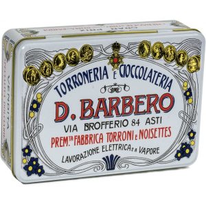 SCATOLA METALLO TORRONE D'ASTI BARBERO 500GR