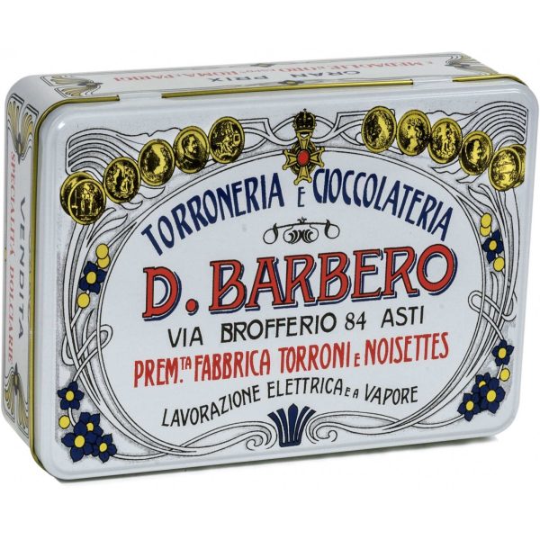 SCATOLA METALLO TORRONE D'ASTI BARBERO 500GR