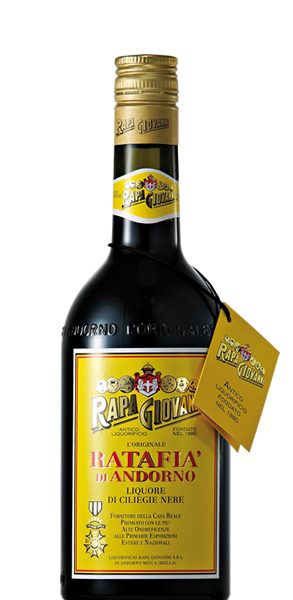 RATAFIA' DI ANDORNO LIQUORE DI CILIEGIE NERE RAPA GIOVANNI