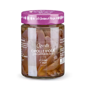 CIPOLLE VIOLA CON CAPPERI IN OLIO