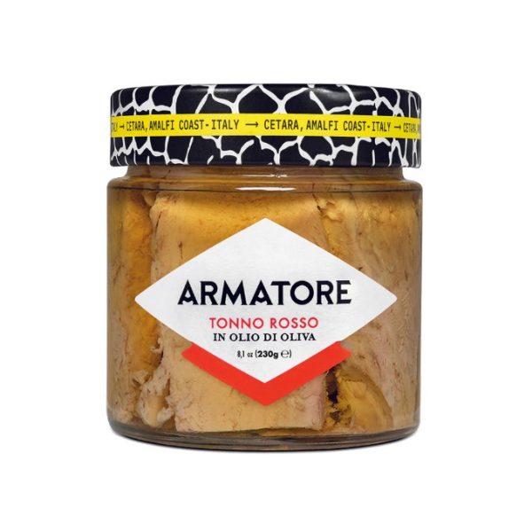 TONNO ROSSO IN OLIO DI OLIVA ARMATORE 230 gr.