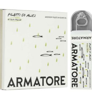 FILETTI DI ALICI DI CETARA IN OLIO DI OLIVA 45GR/90GR - ARMATORE