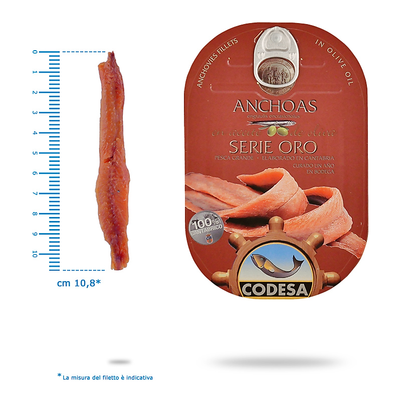 FILETTI DI ACC.MAR CANTABRICO 195GR SERIE ORO