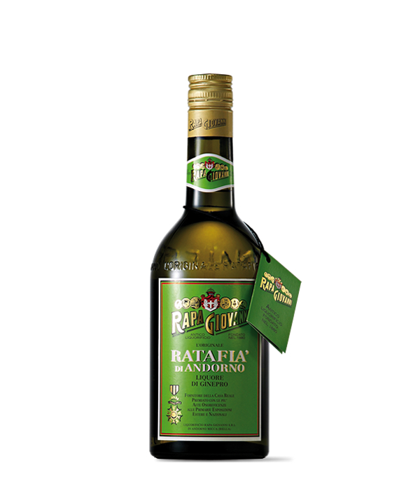 RATAFIA’ DI ANDORNO LIQUORE DI GINEPRO RAPA GIOVANNI