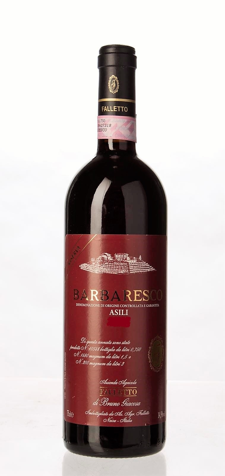 BARBARESCO ASILI RISERVA FALLETTO 2019 BRUNO GIACOSA